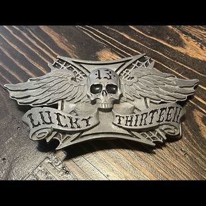 Lucky 13 Belt Buckle
